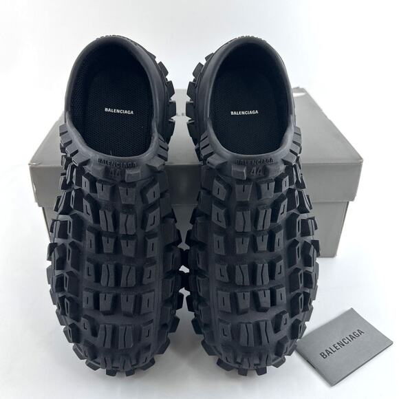Balenciaga Men\'s Black Logo Defender Clogs Size 11 main image 13